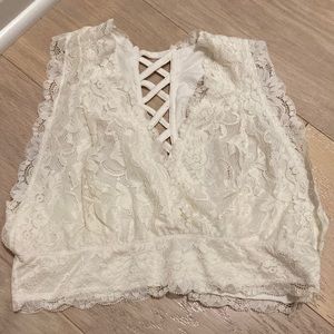 Altard state size large white bralette